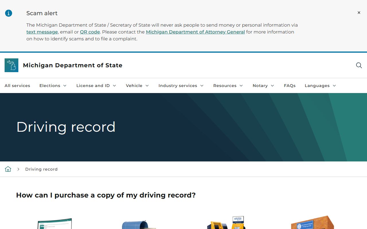 Mecosta County traffic court records compared with the Michigan Secretary of State driving record